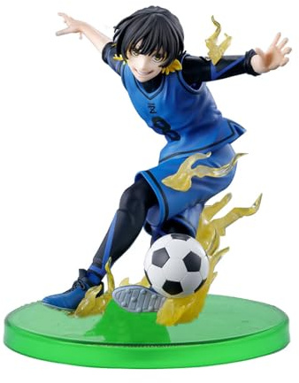 Xinchangda Bachira Meguru Figure Kicking Position Figurine 12cm BLUE LOCK Anime Figure Statue Desktop Decoration Collectible Gifts for Fans