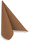 Airlaid Servietten 40 x 40 cm braun 1/4 Falz, 50 Stück