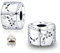LNQOBU Clip/Stopper Schmuck - 925 Sterlingsilber Pave Cubic Zirkonia Stern, Mond und Schmetterling Charm Bead für Frauen