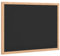 vidaXL Kreidetafel mit massivem Kiefernholzrahmen Schwarz 40x30 cm, Tafel, Kreidetafel für Wand, Schreibtafel für Büro, Küchentafel