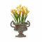 Loberon Amphore Iverlon, Antik-Finish in Dezenter Rost-Optik, Vintage-Look, Aufwendige Verzierungen, Vase für Trockenblumen & Co., Dekoration, Polyresin, grau/antikbraun