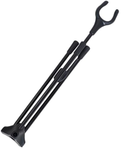 Bogenständer für Bogenschießen, Schnellmontage, zerlegbarer Recurvebogenständer, Halterungsbeine, Compoundbogen-Aufhänger, Ziele, Schießen, Jagen, Outdoor, Schwarzer Bogenständer für Compoundbogen, R