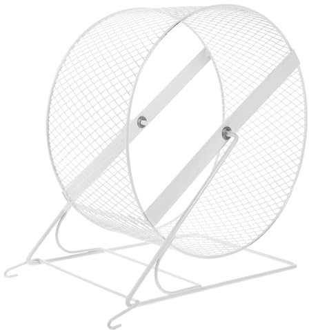 Hamsterlaufrolle Leise mit Halterung für Kleintiere, Eisen
