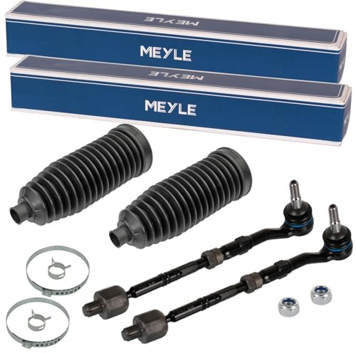 2x Meyle Spurstange Komplett mit Manschette | passend für 5er E60 E61 6er E63 Kompatibel mit 5 (E60),5 Touring (E61),6 (E63),6 Cabriolet (E64)