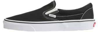 Vans Unisex Adultos Classic Slip-On Sneaker, Black/Black, 38 EU