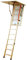 YOUNGMAN 345350 Eco S Line-3 Section Timber Folding Loft Ladder 114 x 55.8 x 28.2 cm
