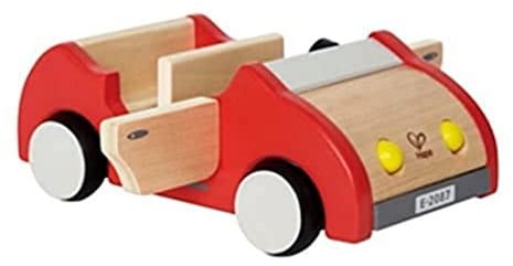 Hape Jouet Voiture en Bois pour Maison de Poupée - Jouet Voiture pour Poupées en Bois - Accessoires pour Compléter la Maison de Poupée - Jeu Enfant à partir de 3 Ans - Filles et Garçon