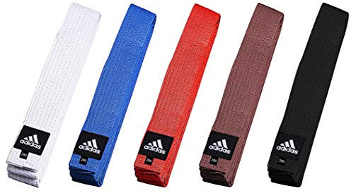 adidas Elite ADIB240D Gürtel, Baumwolle weiß weiß 340