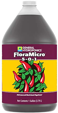 General Hydroponics 718125 Flora Micro, 1 Gallon