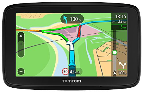TomTom Car Sat Nav VIA 53, 5 Inch with Handsfree Calling, Updates via Wi-Fi, Traffic via Smartphone and EU Maps, Smartphone Messages, Capacitive Screen