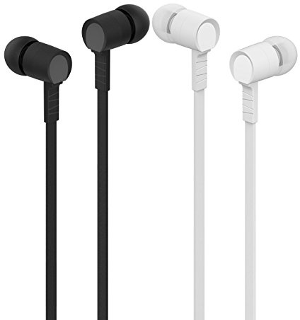 Heavy Bass 3.5mm In Ear Wired Hands Free Earphones with Built in Mic Microphone and Multi Function Button for Razer Phone 2 2018