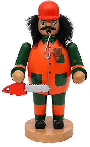 Wichtelstube-Kollektion Holz Räuchermännchen Waldarbeiter