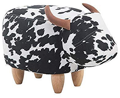 FZYE Reposapiés con Forma de Animal, otomanos, cojín Acolchado, reposapiés, Asiento, sofá, Silla, Muebles tapizados, Taburete con pie de Elefante Animal para niños, Orgulloso, Toro