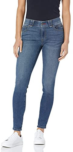 Tommy Hilfiger Damen Pant Waverly Denim, Dunkler Leuchtturm, 50
