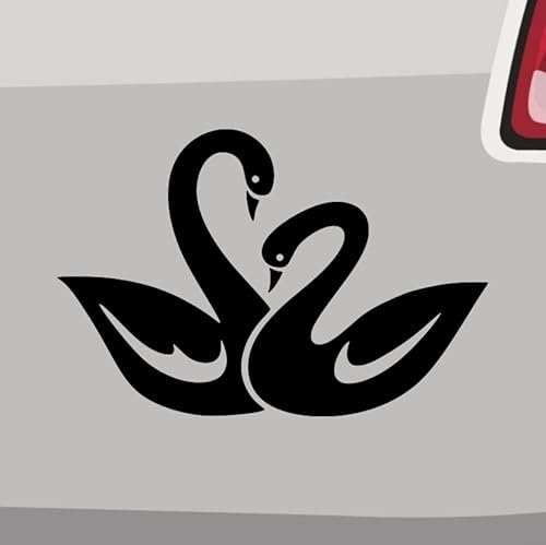 zwei Schwäne Sticker -6 Größen 21 Farben- Liebe Ehe Freundschaft Hochzeit Love