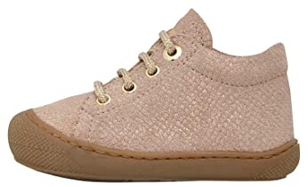 Naturino Lauflernschuhe aus Metallic, Hellrosa- 24