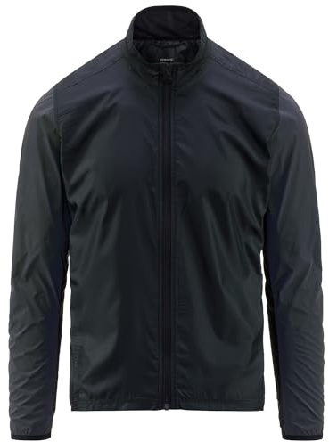 Briko Reflective Wind Unisex-Jacke für Erwachsene, Schwarz, L
