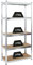 PROREGAL Schwerlastregal Ragnar für Gesamtlast 875kg Maße: 180x90x40 Verzinkt, Kellerregal, Steckregal, Garagenregal, Lagerregal