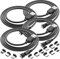 Callstel 4er-Set USB-Kabel, 12 Magnet-Stecker für USB C, Micro-USB, Lightning