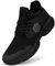 Giniros Sportschuhe Laufschuhe Turnschuhe Damen Sneaker Schuhe Running Tennis Walking Schuhe Freizeitschuhe Straßenlaufschuhe Outdoor rutschfeste Leichte Fitness Jogging Atmungsaktiv Schwarz 37 EU
