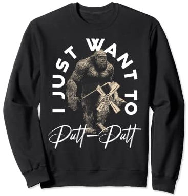I Just Want To Putt Putt | Gorilla Windmill Miniature Golf Sweatshirt