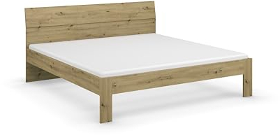 Rauch Möbel Allrounder Bett Stauraumbett Eiche Artisan, Liegefläche 180x200 cm