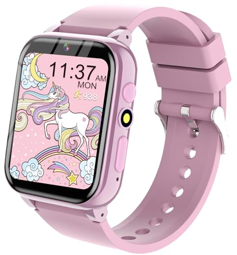 YEDASAH Orologio Smartwatch Bambini 26 Giochi, Sveglia, Schede Didattiche, Storie Audio, Contapassi Calorie, Fotocamera, Musicale, Torcia, Regalo Bambini per Ragazza e Ragazzo