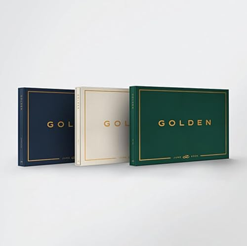 [Weverse POB] BTS JUNGKOOK GOLDEN 1st Solo Album 3 Ver Set + Weverse Shop POB Photocard