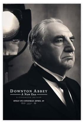 MAHWER Filmposter – Downton Abbey A New Era (2022), Leinwand-Poster, Wandkunst, Dekor, Bild, Gemälde für Wohnzimmer, Schlafzimmer, Dekoration, ungerahmt, 60 x 90 cm