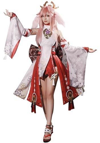 OSIAS Upgrade-Edition Genshin Impact Yae Miko Cosplay-Kostüm(XL)