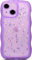 miyonsin for iPhone 11 Pro Case, Cute Curly Wave Frame Shape Design Soft TPU Bling Glitter Star Shiny Phone Case with iPhone 11 Pro, Shockproof Protective Cover Case for Women Girls, Purple-1