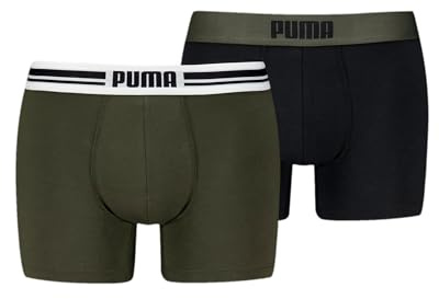 PUMA Everyday Placed Logo Boxer 2 Units XL, Forest Night, XL