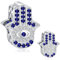 Charm Hand der Fatima, Anhänger Charm Das Böse Auge aus 925 Sterlingsilber, Für Beaded Charms für Pandora European Armbänder Geschenke für damen mädchen