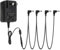STRICH Guitar Pedal Power Supply Adapter (1000mA -1A) AC DC 9V with 4 Way Daisy Chain Cables, Compatible for Most Effect Pedals (Tip Negative)