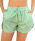 Wikoan Bas de Pyjama à Carreaux Femme Ete Short de Nuit avec Taille élastique Short de Pyjama Léger décontractée Shorts Vert Clair S
