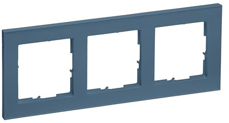 LEGRAND, SEANO+ 3-fach Rahmen, halogenfreies Thermoplast, nachhaltige Produktion und Verpackung, Farbe: Petrol lackiert, 765583