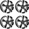 4x Oxigin Felgen Alufelgen 22 OXRS 8,5x19 ET43 5x114,3 Black Matt Polish kompatibel mit Mazda 3 6 CX-3 CX-5 RX-8