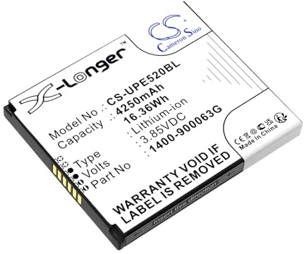 TCTK Akku 4250mAh Kompatibel mit [Unitech] EA520 Ersetzt 1400-900063G