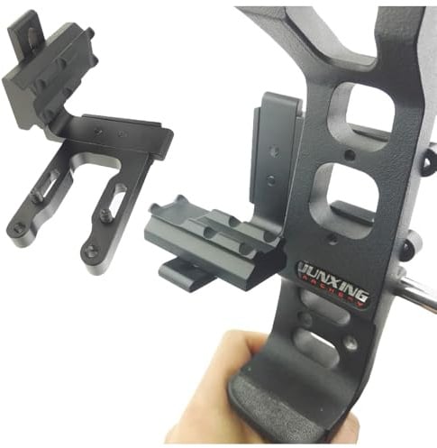 PYMUST Bogenschießen Bogen Visier Halterung - Halterung für Red Dot Laser Visier, kompatibel mit Compound-Bogen & Recurve-Bogen für die Jagd Schießen