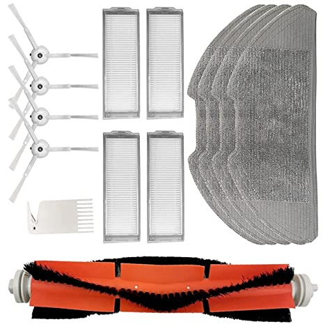 VDFNGFD Compatible With Xiaomi Mi Robot Vacuum Mop 2 Pro Accessories Set, Main Brush, Cleaning Cloths, Hepa Filter, Side