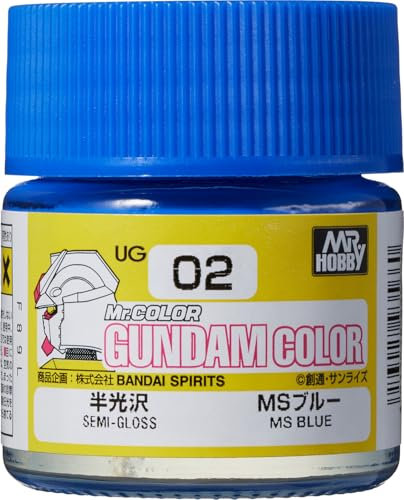 Mr. Gundam Color UG02 MS Blue Paint 10ml. Bottle Hobby