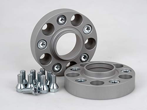 Spurverbreiterung Aluminium 2 Stück (30 mm pro Scheibe / 60 mm pro Achse) inkl. TÜV-Teilegutachten & ABE kompatibel mit Audi Q3 (8U) 06.2011-10.2018