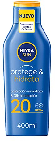 NIVEA 4005808407958 Spf20 Sonnenmilch, 1er Pack (1 x 0.4 kg)