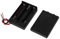 sourcingmap 4.5V Power Supply 3 x AA Battery Holder Enclosed Case Box On-Off Switch 160mm Leads