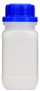 Octopus Weithalsflasche 100 ml aus HDPE, UN-zugelassen | Bruchfeste Laborflasche mit weiter Öffnung, leicht zu befüllen und für kleine Materialmengen geeignet