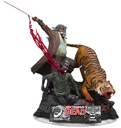The Walking Dead McFarlane Hesekiel und Shiva Statue aus Kunstharz, Mehrfarbig