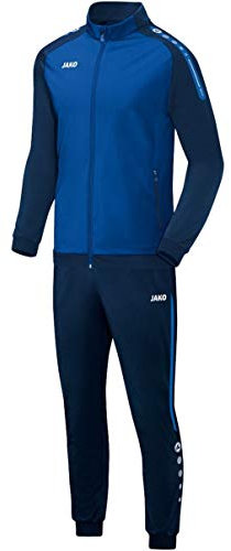 JAKO Herren Champ Trainingsanzug Polyester, royal/Marine, L