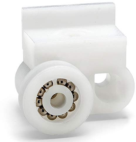 1 x Single Shower Door Grooved Rollers/Runners 16mm Wheel Diameter E11