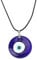 YITAIYUAN Evil Eye Pendant Necklace Resin Leather Rope Chain Turkish Protect Lucky Necklace for Women Men Gifts blue eye necklace silver
