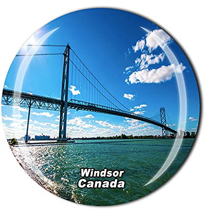Windsor Ontario Kanada Kühlschrankmagnet, Reise-Souvenir, Geschenk, Kristall-Magnet-Sticker-Kollektion